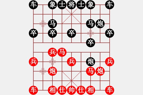 象棋棋譜圖片：以棋會(huì)友[1587990716] -VS- wolf[1241269696] - 步數(shù)：10 