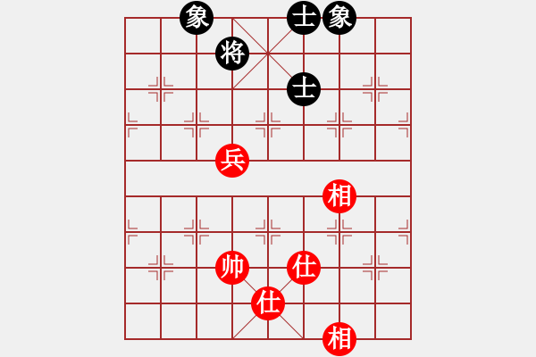 象棋棋譜圖片：6916局 A16-飛相進(jìn)七兵對進(jìn)右馬-天天AI選手FALSE 紅先和 小蟲引擎23層 - 步數(shù)：170 