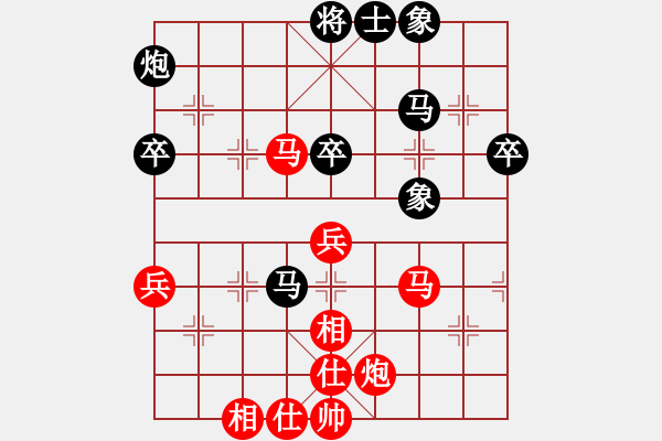 象棋棋谱图片：张江       先和 卜凤波     - 步数：60 