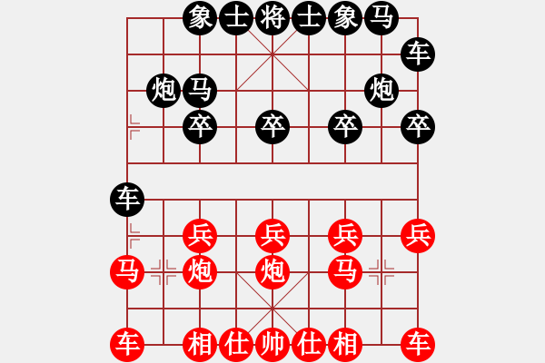 象棋棋譜圖片：紅勝_中國(guó)象棋-雷電模擬器_BUGCHESS_AVX2_91步_20240206031755177.xqf - 步數(shù)：10 