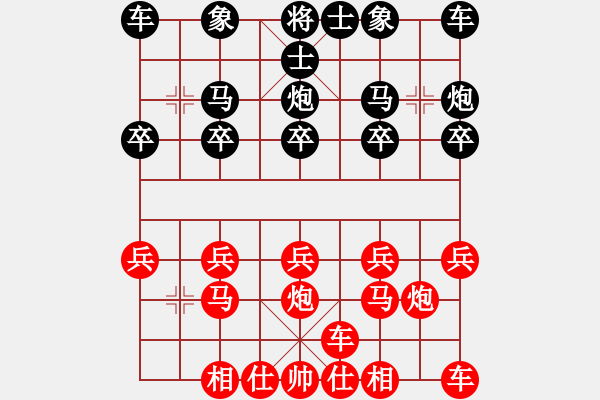 象棋棋譜圖片：橫才俊儒[292832991] -VS- 時代青年[980923668] - 步數(shù)：10 