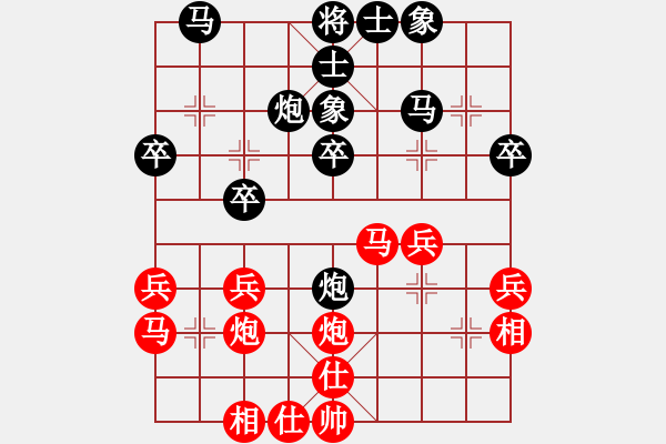 象棋棋譜圖片：工商局 劉德強(qiáng) 先負(fù) 經(jīng)貿(mào)委 周桂杰 2009 6 3 第四輪 - 步數(shù)：30 