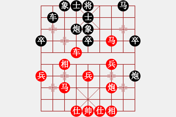 象棋棋譜圖片：華山論劍T盾周賽【盜譜筆記】負(fù)【阿詩(shī)瑪】2019-06-07 - 步數(shù)：30 