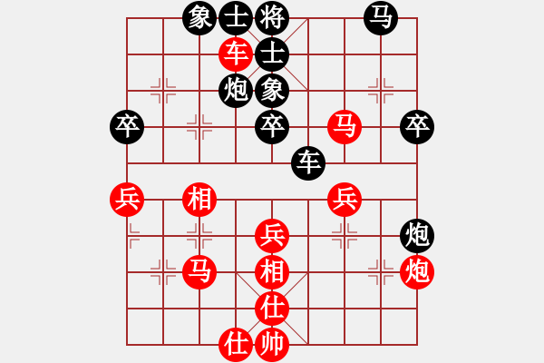 象棋棋譜圖片：華山論劍T盾周賽【盜譜筆記】負(fù)【阿詩(shī)瑪】2019-06-07 - 步數(shù)：40 