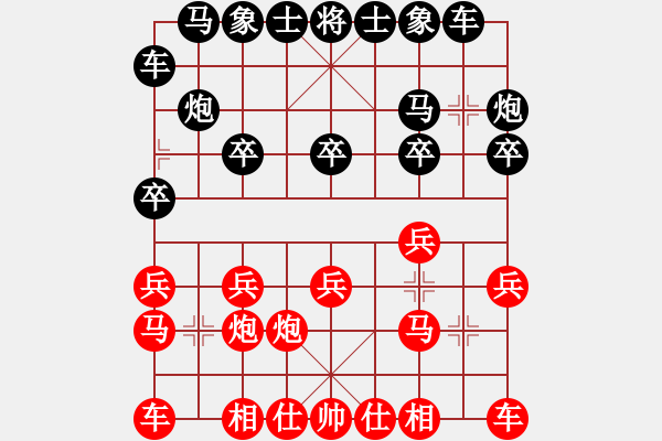 象棋棋譜圖片：葉國品 先負 侯文博 - 步數：10 