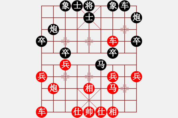 象棋棋譜圖片：老高 勝 紫薇花對(duì)紫微郎 - 步數(shù)：30 