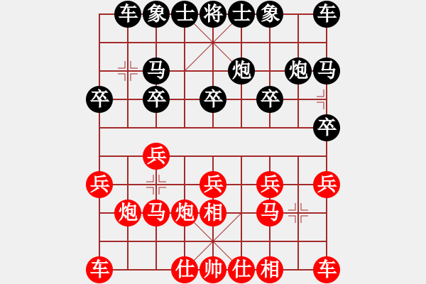 象棋棋譜圖片：過(guò)宮炮局 - 步數(shù)：10 