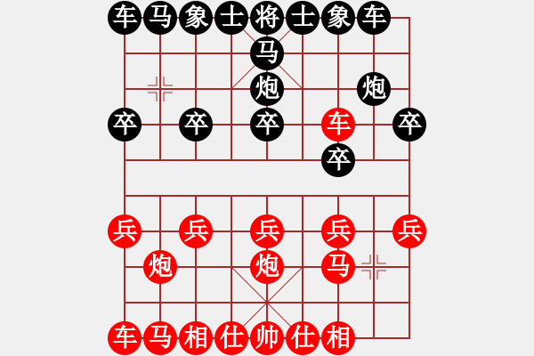 象棋棋譜圖片：3.2021年1月2日：淘汰賽8進4第三臺：白澤君（先勝）李子煕 - 步數(shù)：10 