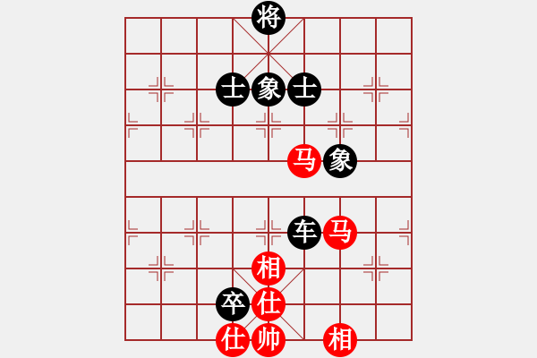 象棋棋譜圖片：象棋尖兵(6段)-和-韓竹王中王(6段) - 步數(shù)：200 