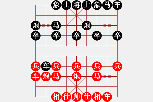 象棋棋譜圖片：清監(jiān)象棋03黑方立場 - 步數(shù)：10 