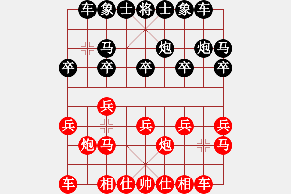 象棋棋譜圖片：2020弈客棋緣杯大師名手網(wǎng)絡(luò)賽朱少鈞業(yè)9-1先和陳柳鋼業(yè)9-1 - 步數(shù)：10 