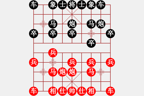 象棋棋譜圖片：赤腳過山崗VS百花-樺(2015 1 31) - 步數(shù)：10 