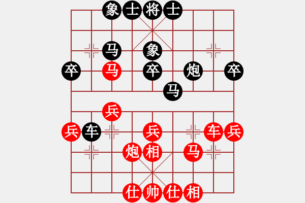 象棋棋譜圖片：睿圣道長(zhǎng)[紅] -VS- bbboy002[黑] - 步數(shù)：40 