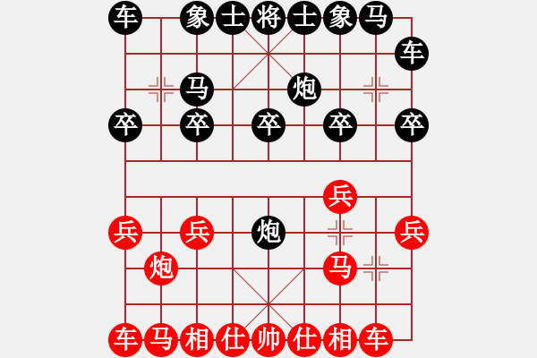 象棋棋譜圖片：陶漢明     先和 孫勇征     - 步數(shù)：10 