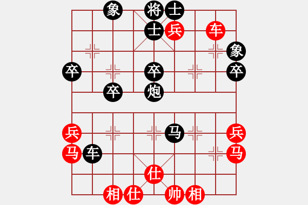 象棋棋譜圖片：葉卡捷琳娜(3段)-負(fù)-云雪松(4段)五七炮對(duì)屏風(fēng)馬進(jìn)７卒 黑右直車(chē) - 步數(shù)：40 