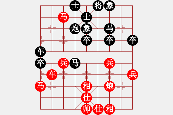 象棋棋譜圖片：唯我橫刀(天帝)-負(fù)-騎豬去沖浪(人王) - 步數(shù)：50 