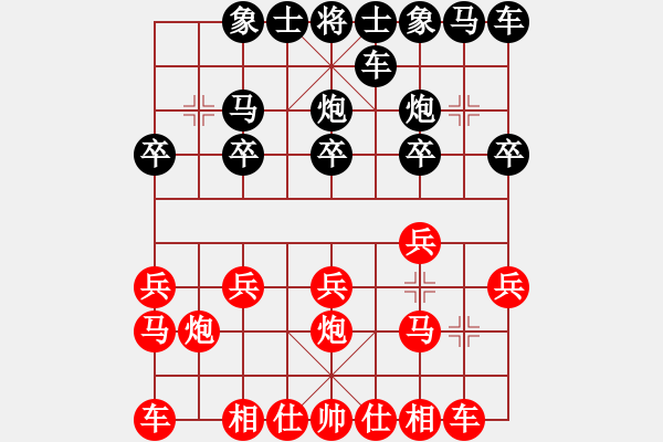 象棋棋譜圖片：犯暈超時(shí)：二級(jí)棋手[1049728865] -VS- 三臺(tái)怪手[1127175411] - 步數(shù)：10 