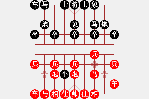 象棋棋譜圖片：橫才俊儒[292832991] -VS- 知足[729584324] - 步數(shù)：10 