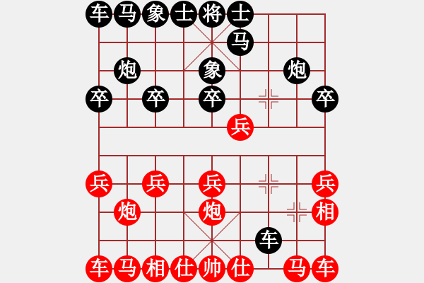 象棋棋譜圖片：瞎眼狗第四局 車7平8 （壓馬） - 步數(shù)：10 