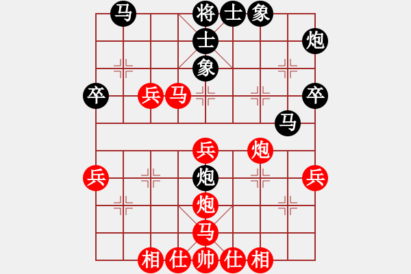 象棋棋譜圖片：力[987950318] -VS- 奕棋納涼[704045488] - 步數(shù)：40 