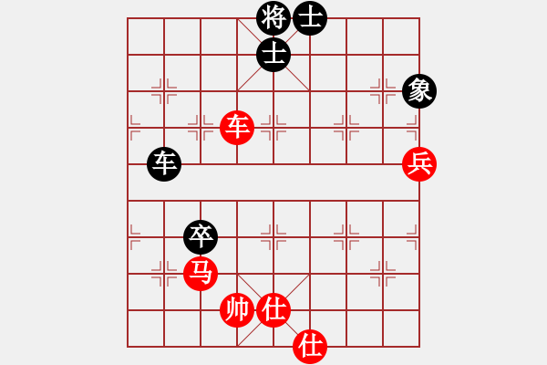 象棋棋譜圖片：yunz(3段)-和-不可測深(7段) - 步數(shù)：100 