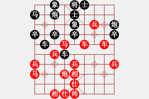 象棋棋譜圖片：環(huán)城追星(9級(jí))-勝-一東方不敗(1段) - 步數(shù)：40 