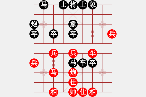 象棋棋譜圖片：中國(guó)龍[紅] -VS- 負(fù)分太后 魚(yú)[黑](3) - 步數(shù)：40 