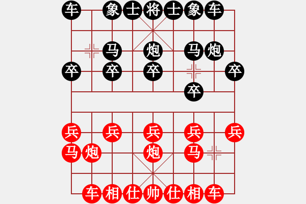 象棋棋譜圖片：12250局 D50-中炮對(duì)列炮-天天AI選手 紅先負(fù) 小蟲(chóng)引擎24層 - 步數(shù)：10 