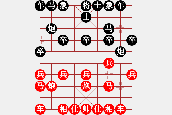 象棋棋譜圖片：天涯游子[260392124] -VS- 海納百川[1506901003] - 步數(shù)：10 