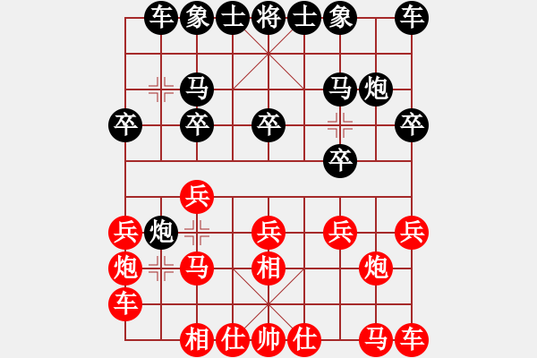 象棋棋譜圖片：捕風(fēng)邊炮魅力?。。。。?- 步數(shù)：10 