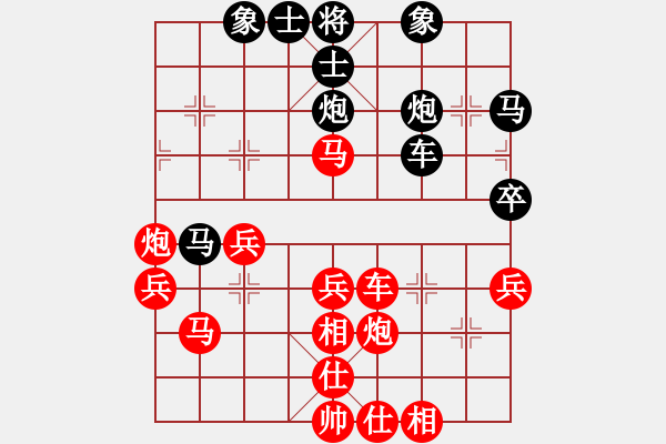 象棋棋譜圖片：紫薇花對(duì)紫微郎 勝 天若有情 - 步數(shù)：40 