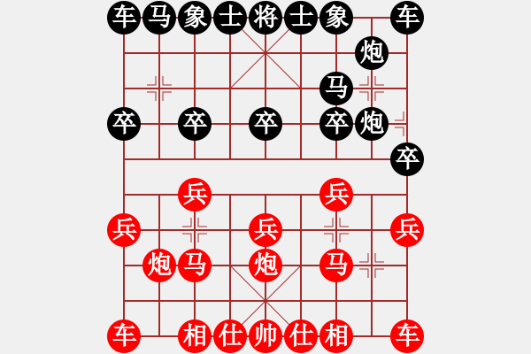 象棋棋譜圖片：龍勝渝輸黃 - 步數(shù)：10 