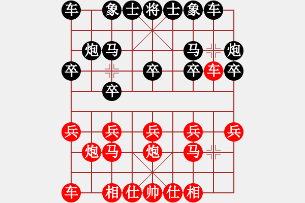 象棋棋谱图片：liuyunxx(7星)-胜-纯人上华山(8星) - 步数：10 