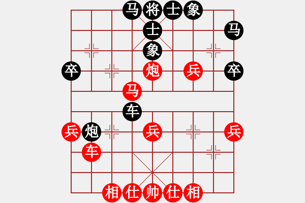 象棋棋譜圖片：炫風(fēng)格日樂(7段)-勝-湘軍戰(zhàn)神(5段) - 步數(shù)：40 