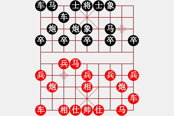 象棋棋譜圖片：天王門小兵(4段)-勝-五毒教主(1段) - 步數(shù)：10 