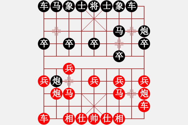 象棋棋譜圖片：szar(9段)-勝-海上天(9段) - 步數(shù)：10 