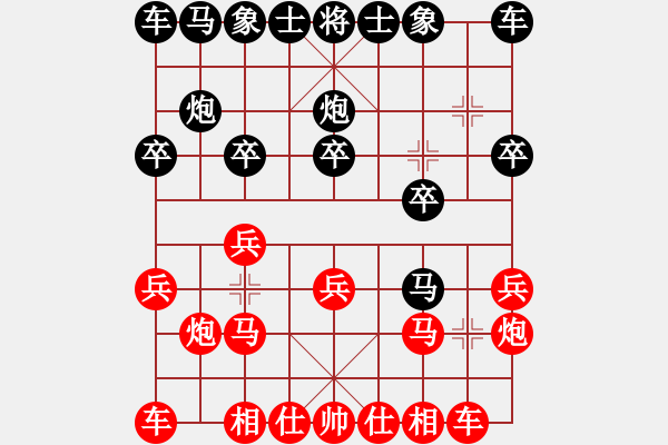 象棋棋譜圖片：貔貅千騎 對 草原神鷹 - 步數(shù)：10 