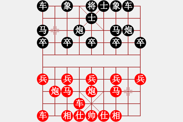 象棋棋譜圖片：橫才俊儒[292832991] -VS- 執(zhí)手相望[593994656] - 步數(shù)：10 