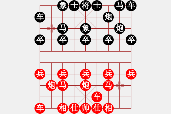 象棋棋譜圖片：橫才俊儒[292832991] -VS- 難得糊涂[1392908199]（急切走眼） - 步數(shù)：10 