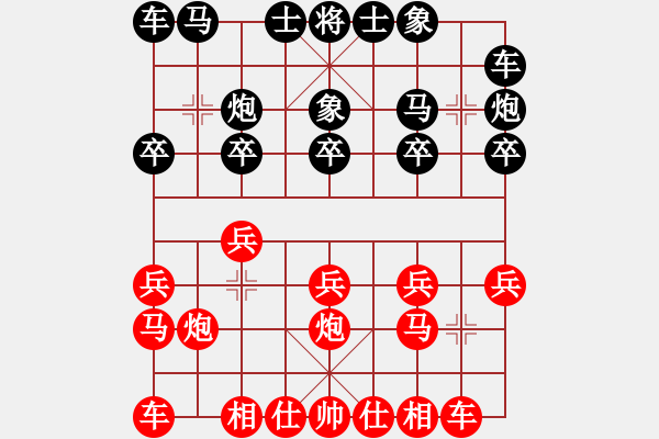象棋棋谱图片：马维维 先和 蔡佑广 - 步数：10 