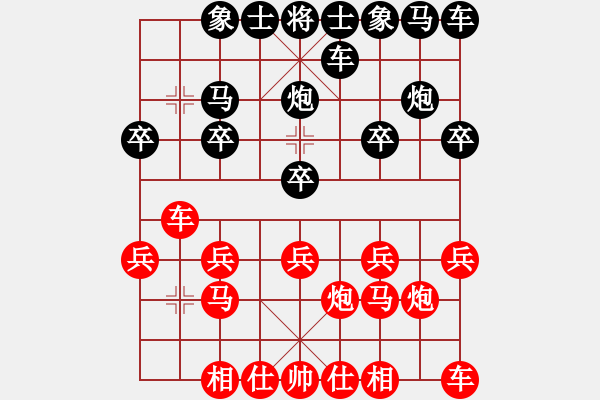 象棋棋譜圖片：浪得虛名[540321347] -VS- 橫才俊儒[292832991] - 步數(shù)：10 