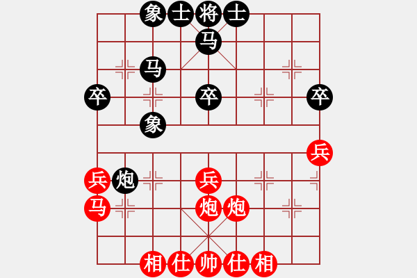 象棋棋譜圖片：（5）田東正先負(fù)鐘靈瑄 - 步數(shù)：40 