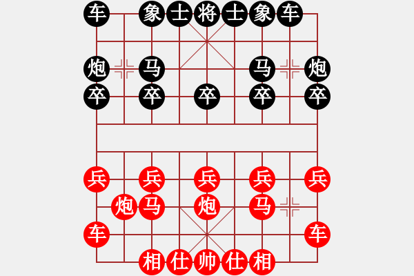 象棋棋譜圖片：橫才俊儒[292832991] -VS- 青菜蟲[1305839348] - 步數(shù)：10 