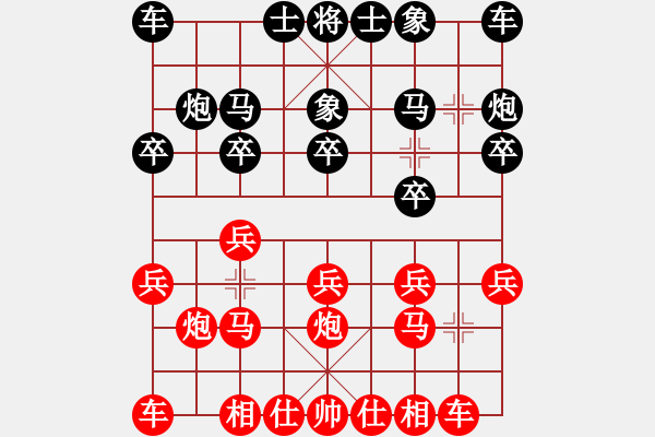 象棋棋譜圖片：金庸一品堂棋社 金庸飛鷹女俠 先勝 金庸武俠令狐沖 - 步數(shù)：10 