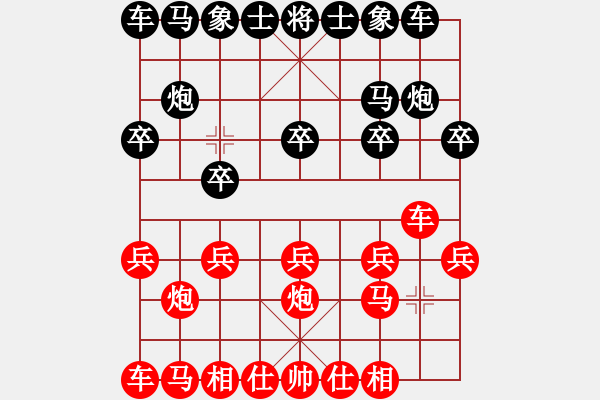 象棋棋譜圖片：C15先一 中炮巡河車對(duì)屏風(fēng)馬搶進(jìn)3卒實(shí)戰(zhàn) - 步數(shù)：7 