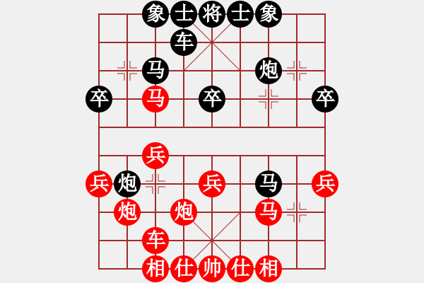 象棋棋譜圖片：nzbdwmh(2級)-勝-判官奪命筆(2級) - 步數(shù)：30 