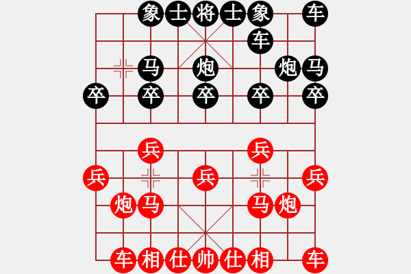 象棋棋譜圖片：渝北 簡東 負(fù) 渝北 楊志強(qiáng) - 步數(shù)：10 