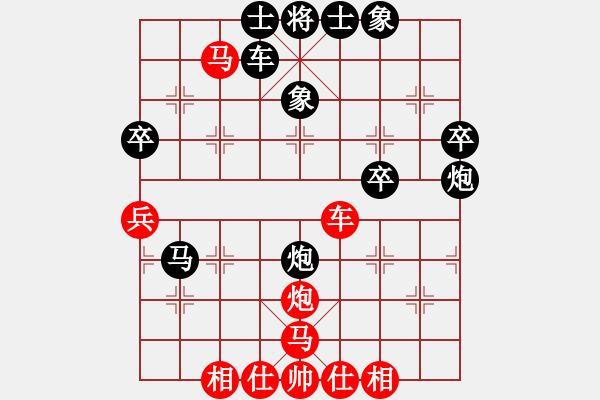 象棋棋谱图片：咸阳棋侠VS龟背炮(2010-8-25) - 步数：50 