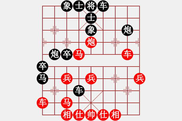 象棋棋譜圖片：wizardyjh(4段)-負(fù)-戰(zhàn)車十號(hào)(3段) - 步數(shù)：40 