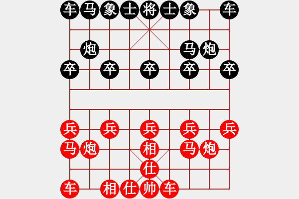 象棋棋譜圖片：夜郎游俠[黑] -VS- 太極[紅] - 步數(shù)：10 